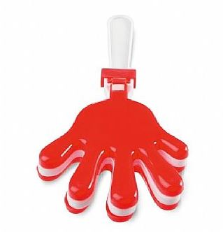 Handenklapper rood