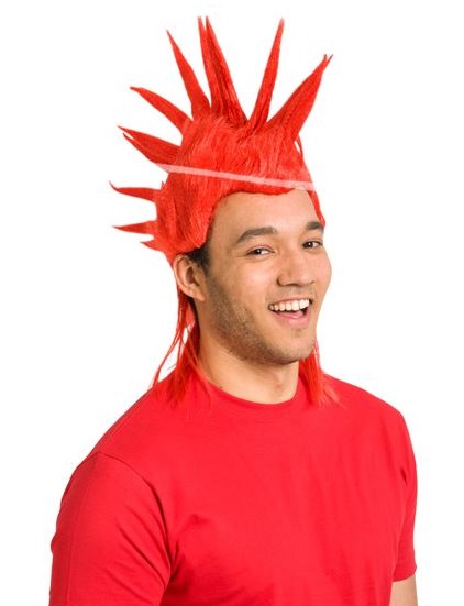 Pruik rood Belgie
